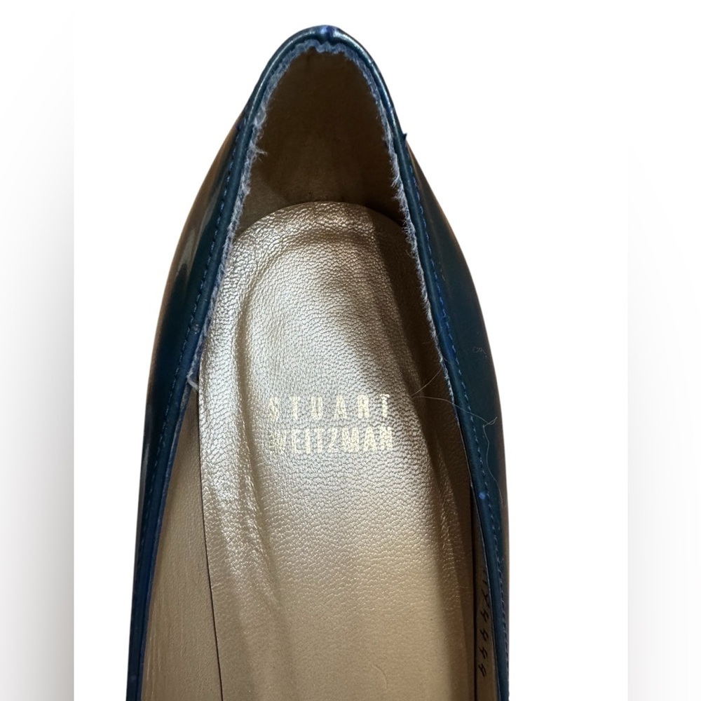 Stuart Weitzman . Blue Patent Leather Heels - Picture 4 of 4